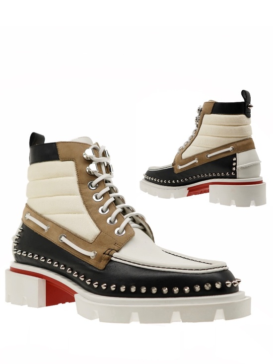 Christian Louboutin Our Steckel Combat Boots Size 12 New main image 5